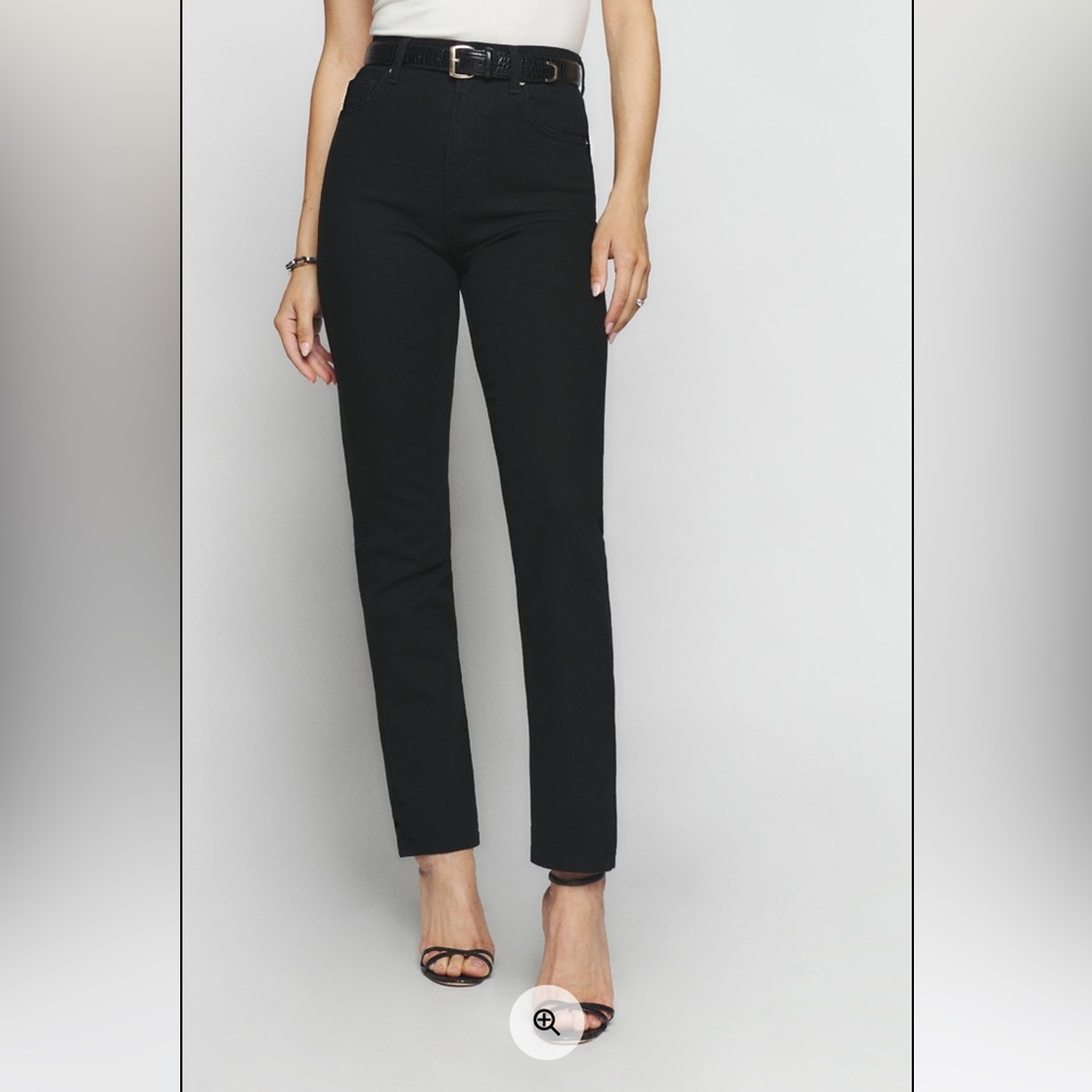 Reformation Liza ultra high rise black 27 Jean